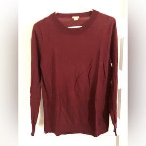 Burgundy sweater